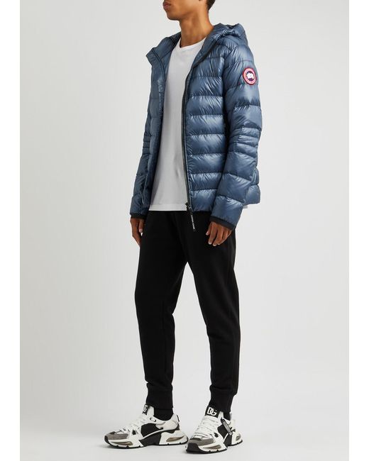 Canada Goose Blue Crofton Quilted Shell Jacket for men
