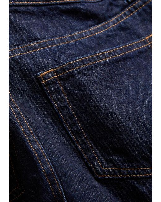 Reformation Blue Cary Wide-Leg Jeans
