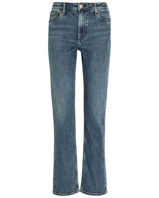 Rag & Bone Blue Sutton Slim Straight-Leg Jeans