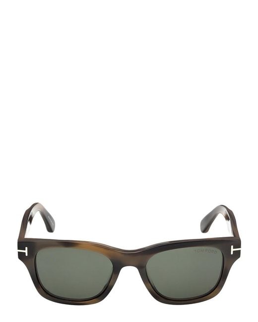 Tom Ford Metallic Caleb Square-Frame Sunglasses for men