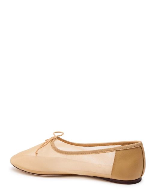 Loeffler Randall Natural Landon Mesh Ballet Flats