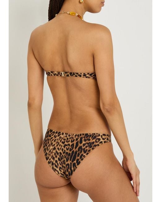 Melissa Odabash Natural Prague-Print Bikini Bottoms