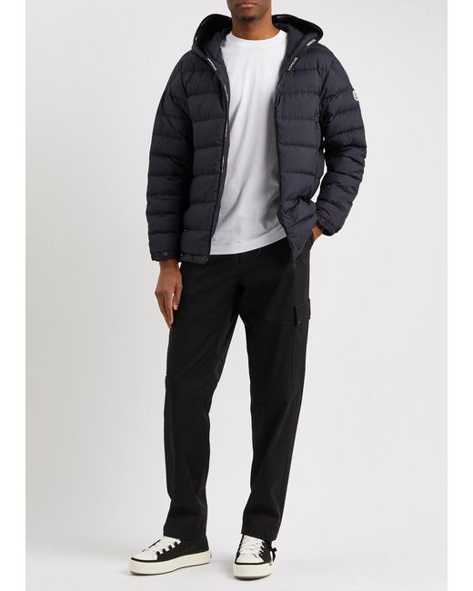 Moncler Black Chambeyron Quilted Shell Jacket for men