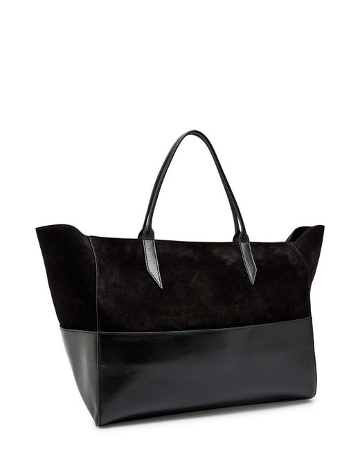 Metier Black Incognito 42 Suede Tote Bag