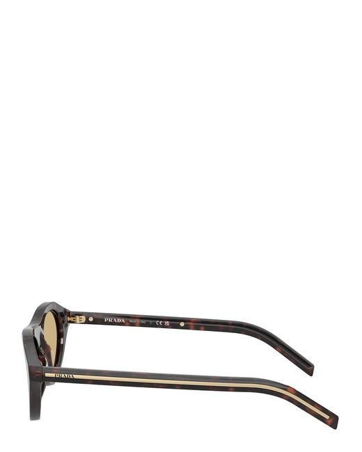 Prada Multicolor Round-Frame Sunglasses