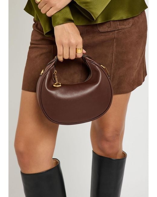 COACH Brown Jonie 22 Leather Shoulder Bag