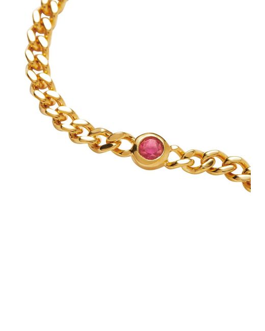 Missoma Metallic October Birthstone 18kt Vermeil Bracelet