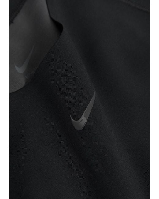 Nike Black Universa Dri-Fit Stretch-Jersey Top