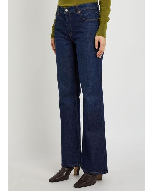 Reformation Blue Sharon Bootcut Jeans