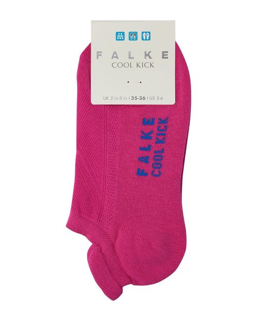 Falke Pink Cool Kick Jersey Trainer Socks