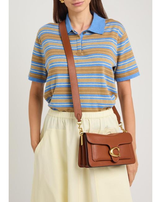 COACH Brown Tabby 26 Leather Shoulder Bag