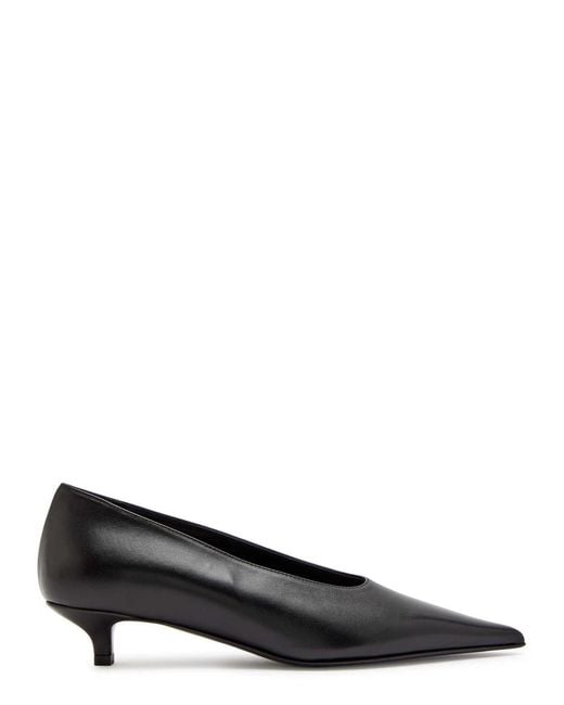 Totême Black 35 Leather Pumps