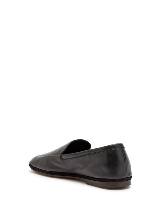 Lemaire Black Leather Loafers