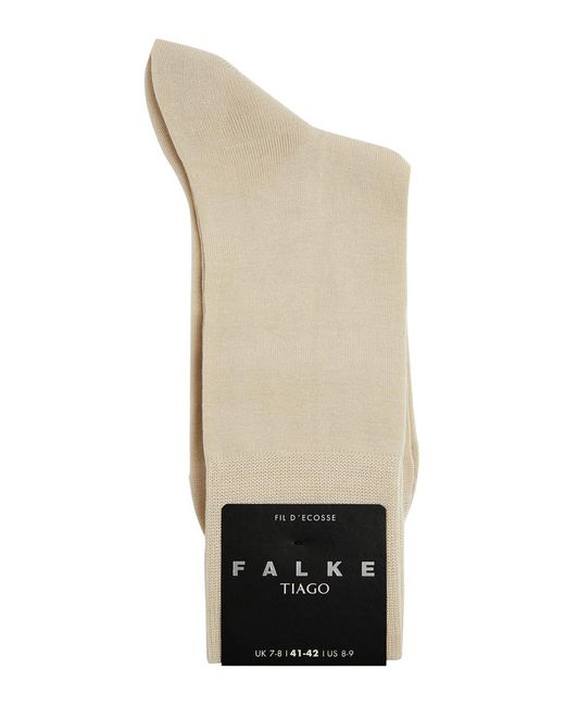 Falke White Tiago Cotton-blend Socks for men