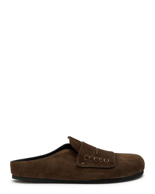Jacquemus Brown Les Mules Mocassin Suede Mules