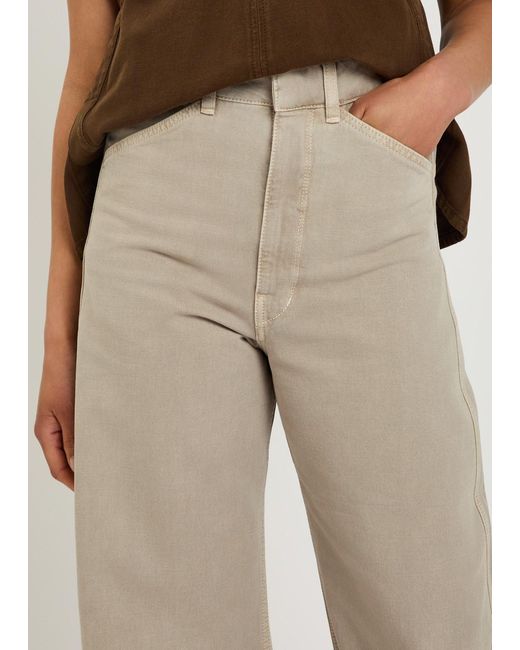 Lemaire Natural Barrel-Leg Jeans
