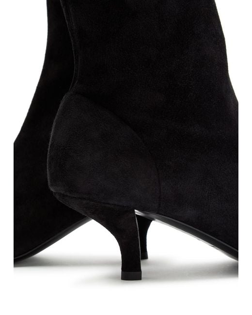 Totême  Black 50 Suede Ankle Boots