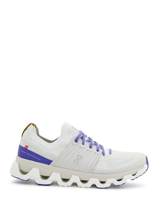 On Shoes White Cloudswift 3 Panelled Mesh-knit Sneakers
