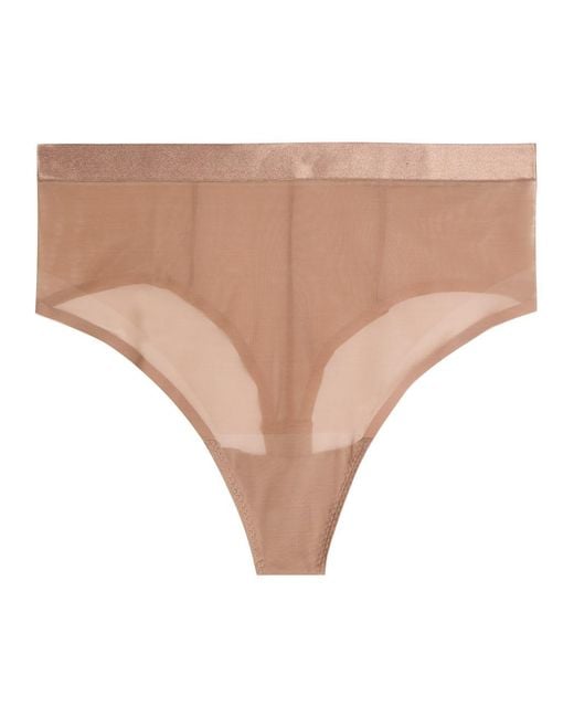 Spanx Natural Sheersense Sculpting Mesh Thong