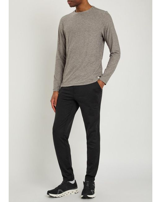 vuori Black Ponto Performance 30 Stretch-Jersey Sweatpants for men