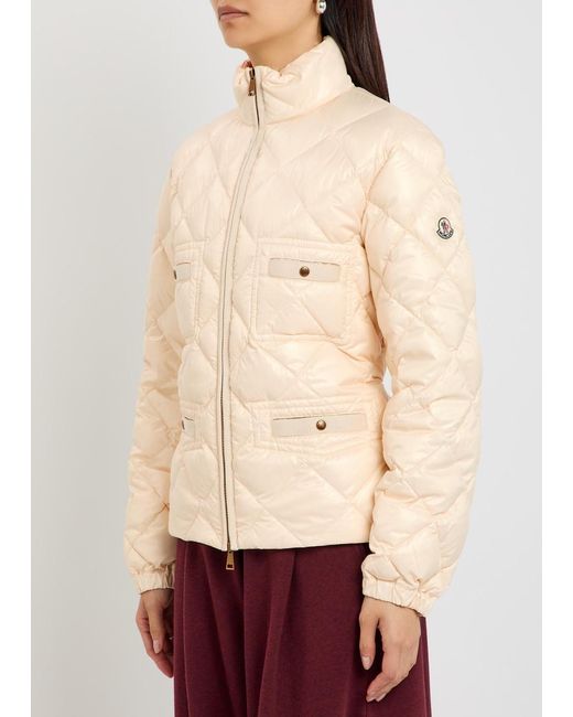 Moncler Natural Lavaret Quilted Nylon Jacket