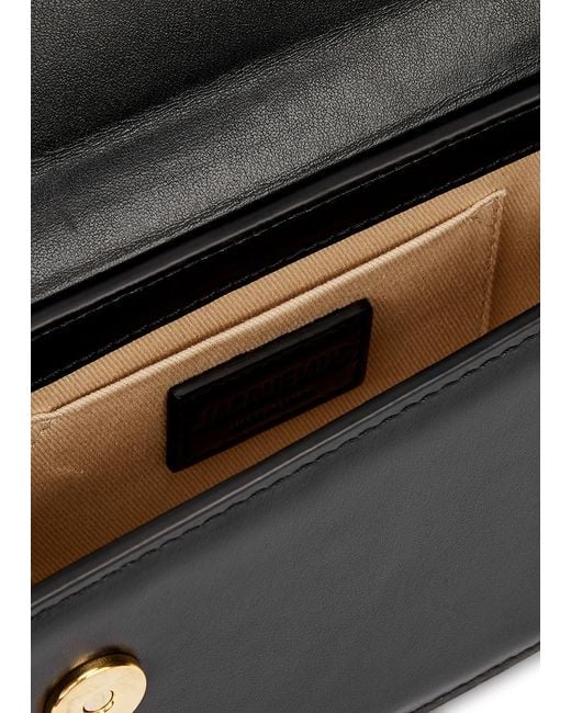 Jacquemus Black Le Chiquito Long Leather Top Handle Bag