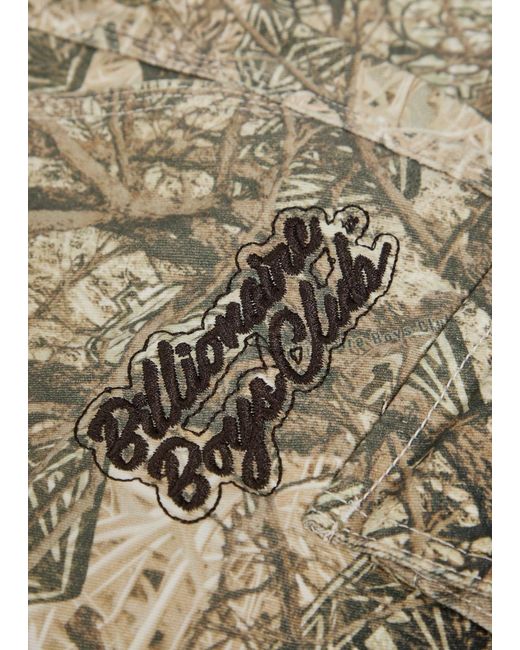 BBCICECREAM Natural Camouflage Wide-Leg Cotton Cargo Trousers for men