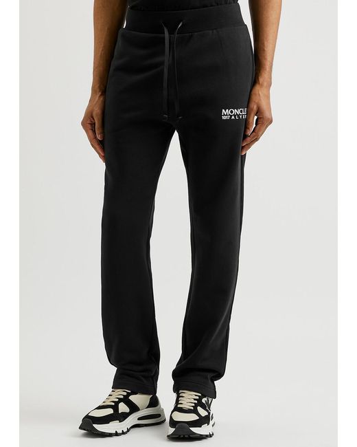 Moncler Genius Black 6 1017 Alyx 9sm Logo Jersey Sweatpants for men
