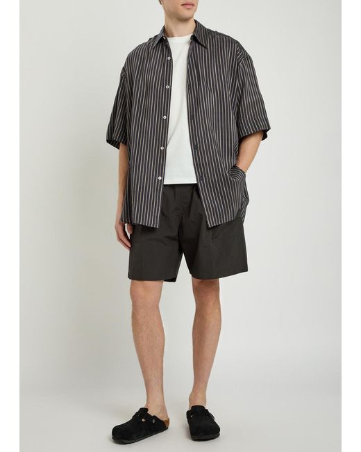 Studio Nicholson Gray Shell Shorts for men