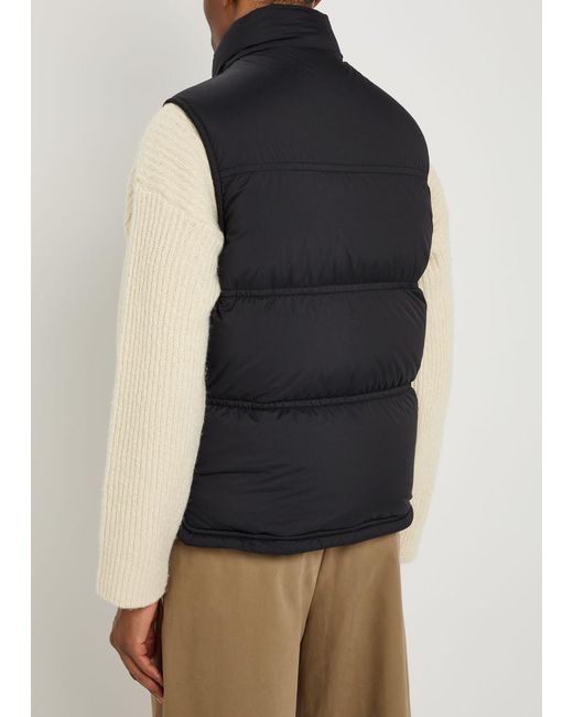 Moncler Black Padded Shell Gilet for men