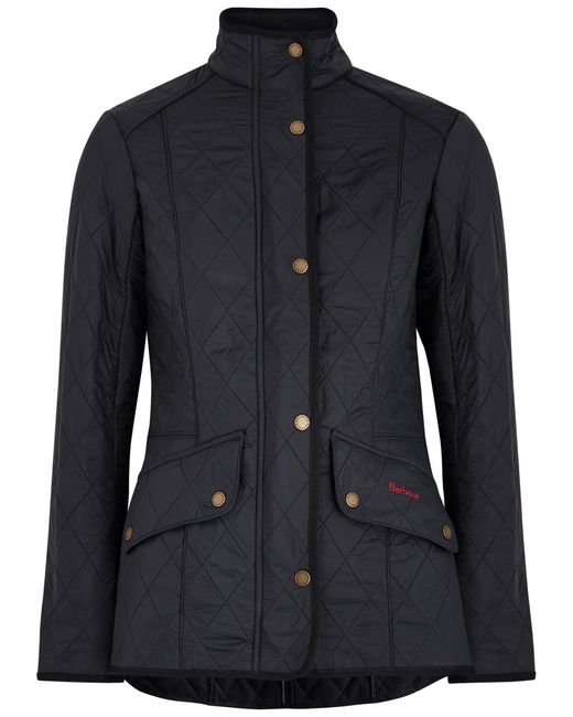 Barbour Black Cavalry Polarquilt Quilted Shell Jacket