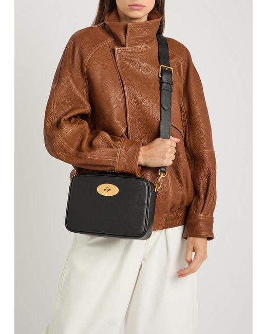 Mulberry Black Darley Grained Leather Camera Bag