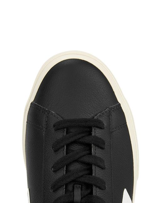 Veja Campo Black Leather Sneaker for men
