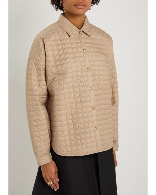Moncler Natural Quilted Shell Overshirt