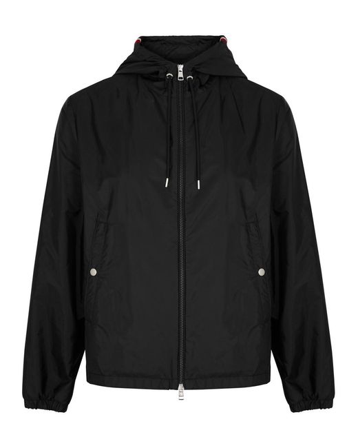 Moncler Black Grimpeurs Hooded Nylon Jacket for men