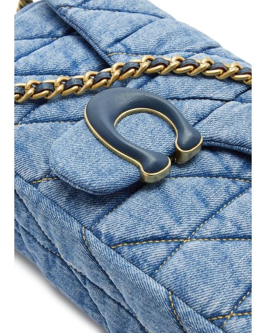 COACH Blue Tabby 26 Quilted Shoulder Bag