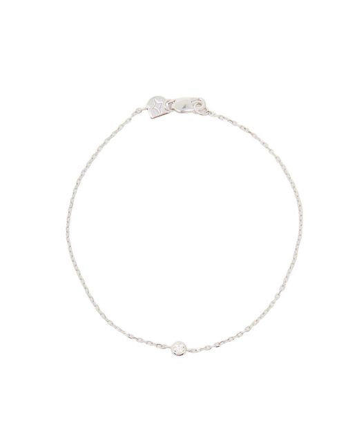 Astrid & Miyu White Essential Crystal Charm Sterling Bracelet