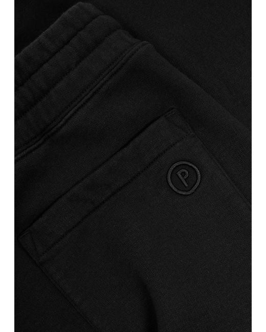 Picante Black Everyday Wide-Leg Cotton Sweatpants for men