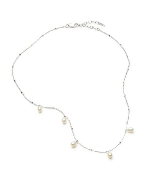 Missoma White Pearl Baya-Plated Choker Necklace