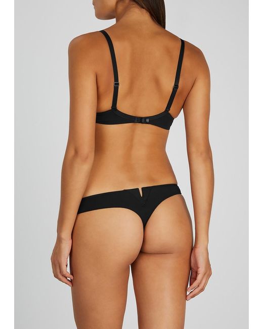 Simone Perele Black Saga Guipure Lace Full-Cup Bra