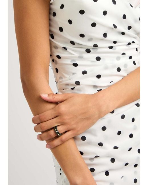 BY PARIAH Green Essential Agate Stacking Ring
