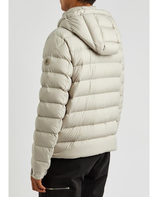 Moncler Gray Arneb Quilted Shell Jacket for men