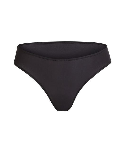 Skims Black Stretch-Jersey Cheeky Briefs