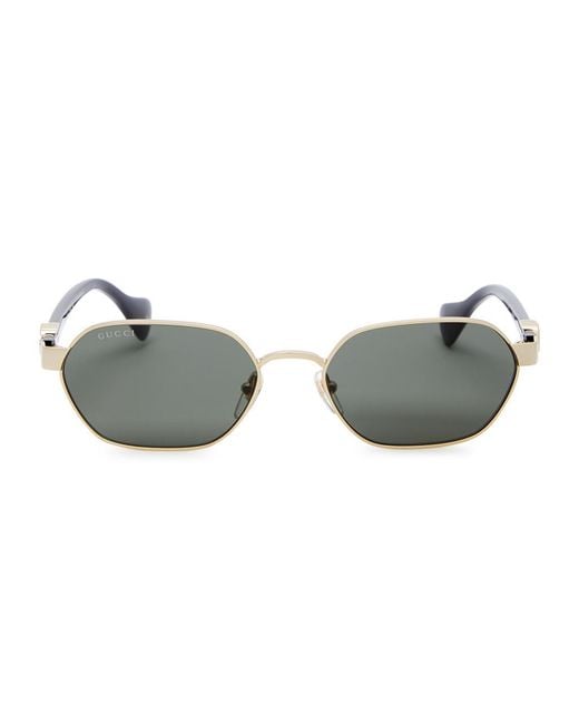Gucci Multicolor Oval-frame Sunglasses