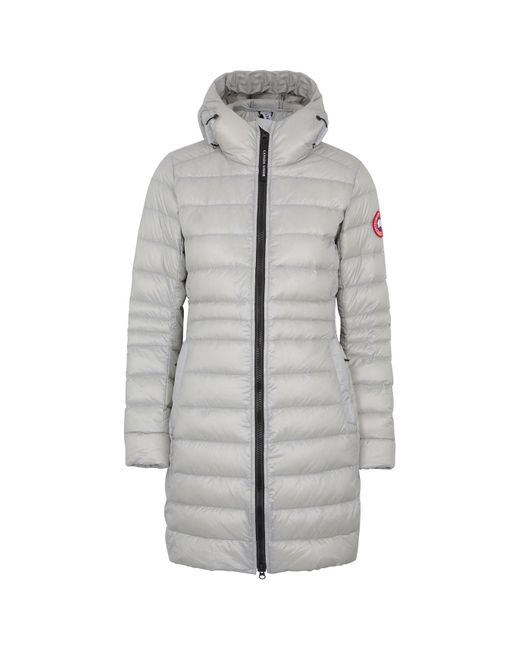 Canada Goose Gray Cypress Quilted Shell Jacket, Coat, Light