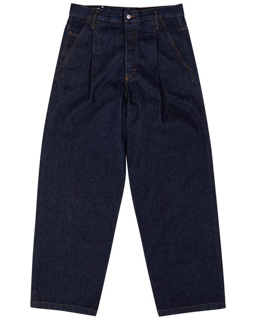 Dries Van Noten Blue Penning Wide-leg Jeans for men