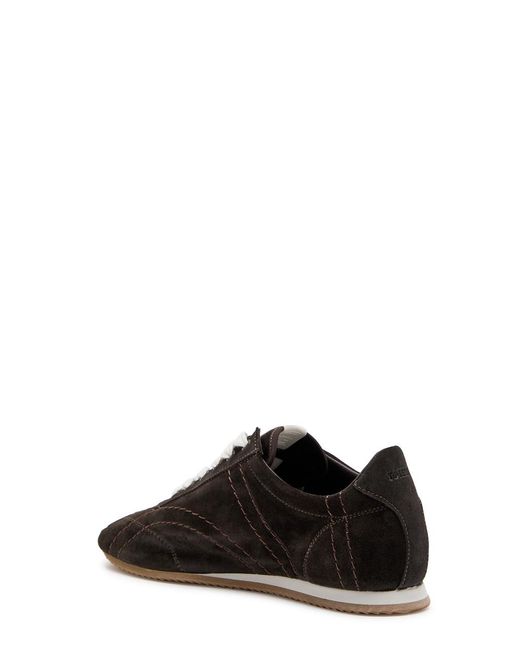 Totême Black Flex Suede Sneakers