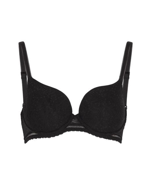 Simone Perele Black Comete Spacer Underwired Lace Plunge Bra
