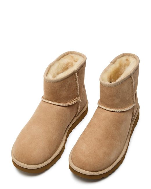 Ugg Brown Classic Mini Ii Suede Boots