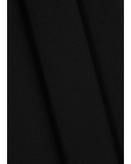 ‎Taller Marmo Black Jerry Cape-effect Jumpsuit